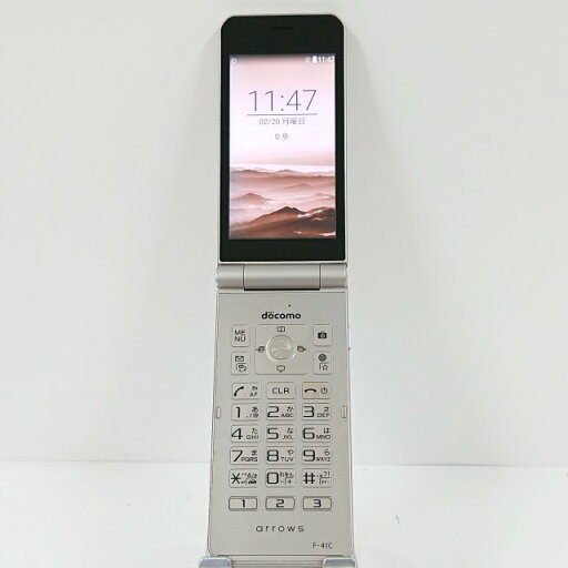 arrows ケータイ ベーシック F-41C ドコモ ゴールド 送料無料 本体 c13601 【中古】 arrows ケータイ ベーシック F-41C ドコモ ゴールド 送料無料 本体 c13601 【中古】