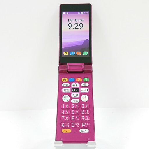 かんたん携帯9 NP505SH SoftBank ワインレッド 送料無料 本体 c13721 【中古】 かんたん携帯9 NP505SH SoftBank ワインレッド 送料無料 本体 c13721 【中古】