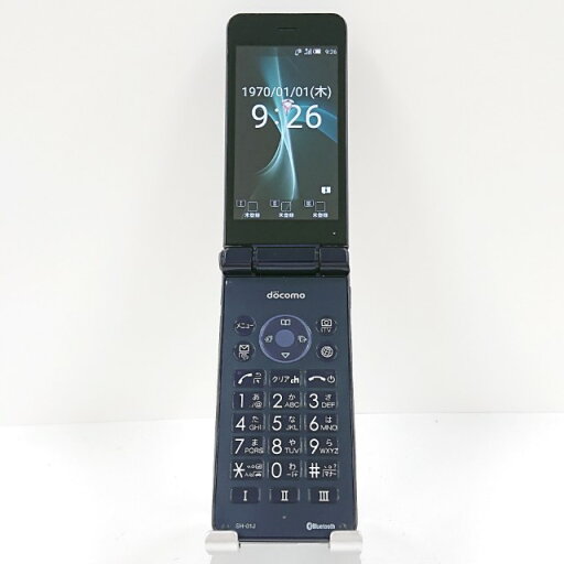 AQUOS ケータイ SH-01J ドコモ ブルーブラック 送料無料 本体 c13760 【中古】 AQUOS ケータイ SH-01J ドコモ ブルーブラック 送料無料 本体 c13760 【中古】