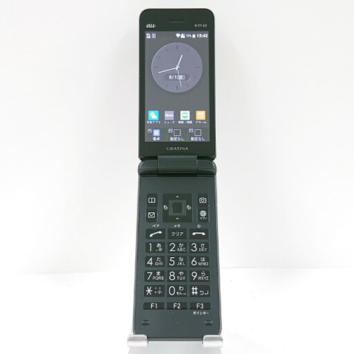 GRATINA KYF42 au ブラック 送料無料 本体 c13767 【中古】 GRATINA KYF42 au ブラック 送料無料 本体 c13767 【中古】