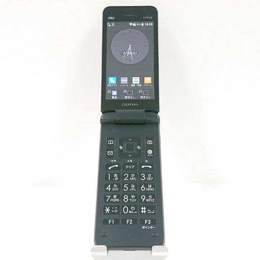 GRATINA KYF42 au ブラック 送料無料 本体 c13772 【中古】 GRATINA KYF42 au ブラック 送料無料 本体 c13772 【中古】