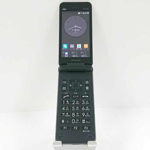 GRATINA KYF42 au ブラック 送料無料 本体 c13776 【中古】 GRATINA KYF42 au ブラック 送料無料 本体 c13776 【中古】