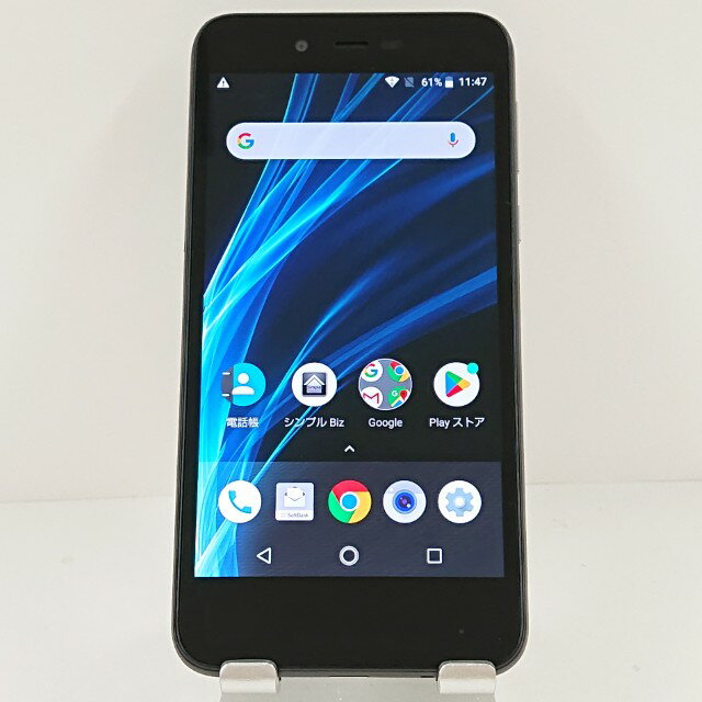 AQUOS sense basic 702SH SoftBank ブラック 送料無料 本体 c14068 【中古】