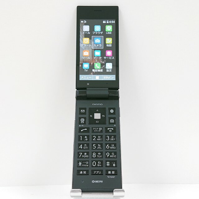 DIGNO ケータイ NP501KC SoftBank ブラック 送料無料 本体 c14166 【中古】