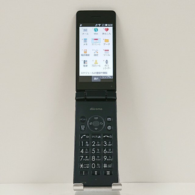AQUOSカメラレスケータイ SH-03L ドコモ ブラック 送料無料 本体 c14189 【中古】