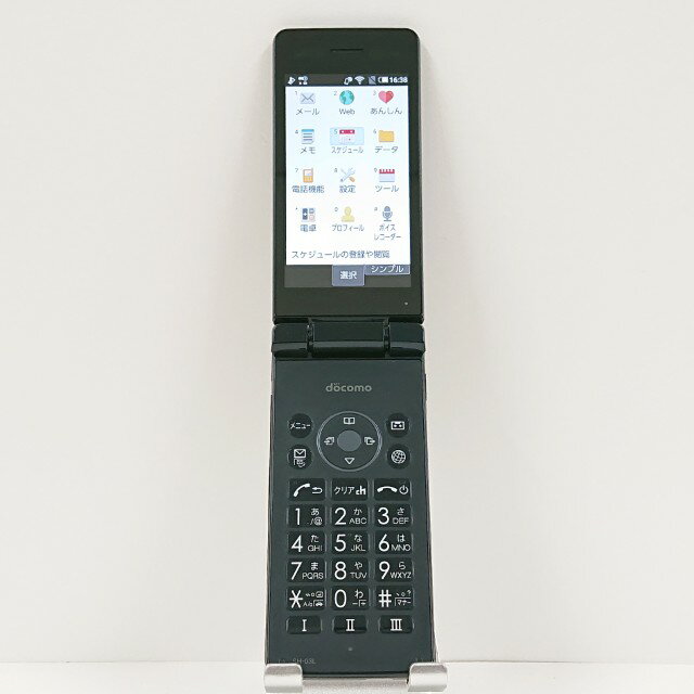 AQUOSカメラレスケータイ SH-03L ドコモ ブラック 送料無料 本体 c14191 【中古】