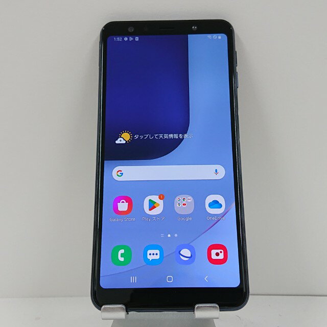 Galaxy A7 SM-A750C Rakuten ブラック 送料無料 本体 c14416 【中古】