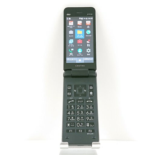 GRATINA KYF42 au ブラック 送料無料 本体 c14438 【中古】 GRATINA KYF42 au ブラック 送料無料 本体 c14438 【中古】