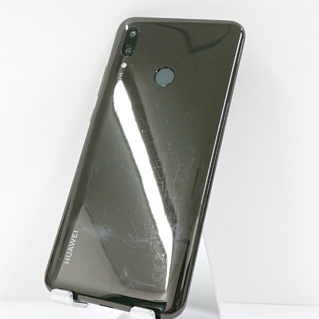 HUAWEI nova lite 3 POT-LX2J SIMフリー ミッドナイトブラック 送料無料 本体 c14488 【中古】