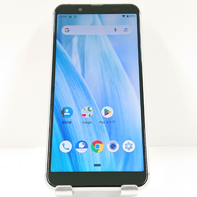 AQUOS sense3 basic 907SH SoftBank シルバー 送料無料 本体 c14667 【中古】