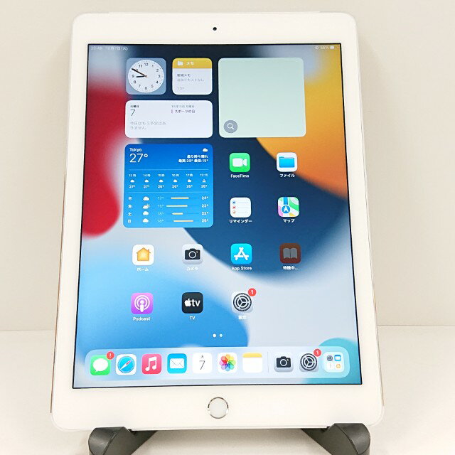 iPad Air 2 Wi-Fi + Cellular 128GB ドコモ シルバー 送料無料 本体 c14990 【中古】