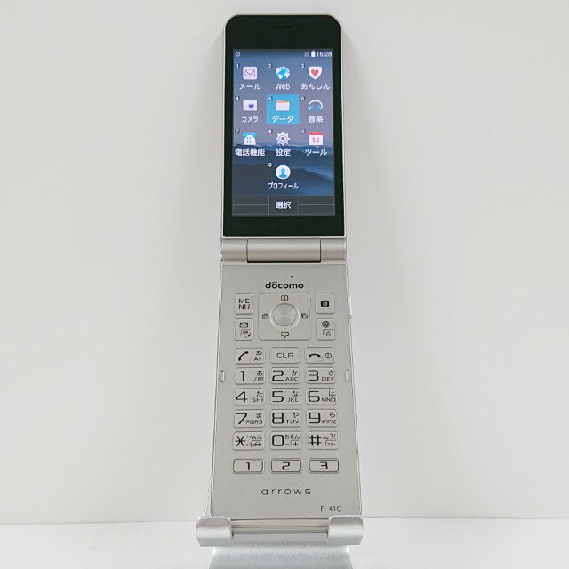 arrows ケータイ ベーシック F-41C ドコモ ゴールド 送料無料 本体 c15511 【中古】