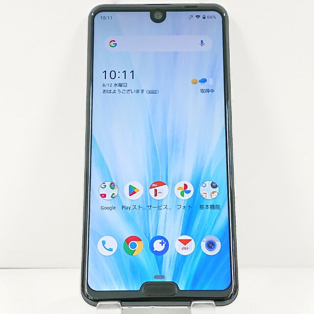 ■機種名 AQUOS R3 SHV44 au プラチナホワイト ■商品仕様 IMEI：357794091074382 OSバージョン：11 バッテリー最大容量：良好 SIMカードサイズ：nano-SIM SIMロック解除：〇 ネットワーク利用制限:〇 ■状態(外装) ランク：C【良い】 （キズや打痕、塗装剥げがあり、画面側にもキズがみられる使用感のある端末になります。） ※写真では写しきれない部分もございますのでご了承ください。 ■状態(動作・不具合) 液晶の縁に変色があります。 充電口付近に打痕がありますが充電機能に問題ございません。 ■付属品：本体のみ 本体のみです。※充電器などの付属品はありません。 〇ご購入前に必ず確認をお願いいたします〇 ※新品・未使用品以外は中古品のため、多少の汚れ・細かい傷がございます。 神経質な方はご慎重にお考えください。 写真ではなるべく分かりやすいよう傷や汚れをお伝えしますが、一部どうしても映らない傷・汚れがある場合がございます。 ※複数サイトを運営しており共有在庫のため、ご注文のタイミングによっては商品をご用意できない場合がございます。 商品のご用意が出来なかった場合には、代替品の提案もしくはご注文のキャンセルをさせて頂きます。 予めご了承くださいませ。 ＜配送＞ クリックポスト・ネコポス・レターパックプラス・佐川急便(宅配便)・クロネコヤマト(宅急便)いずれかの配送となり、お客様からのご指定は出来かねます。 商品はエアパッキンで製品を包み、段ボール梱包になります。 ＝＝＝＝＝＝＝＝＝＝＝＝＝＝＝＝＝ ＜配送日について＞ ご入金確認後、1〜3営業日以内に発送いたします。 営業日につきましては営業カレンダーもしくはショップ情報をご確認ください。 ＝＝＝＝＝＝＝＝＝＝＝＝＝＝＝＝＝ ＜支払期限＞ ご購入後【3日以内】にご連絡またはお支払いがない場合は、キャンセルとさせていただきます。 ＜初期不良における保証＞ 【商品到着後10日以内】にご連絡いただいたもの且つ自然故障のみ返品・交換が可能です。 商品到着後10日以上経過した商品の返品・交換はお受けできかねますので、到着後はお早めに状態確認および動作確認をお願いいたします。 ※当方へ返送後のご返金・交換になります。 ※こちらで同様の症状が確認できない場合は、着払いにて再度発送させて頂きますので予めご了承くださいませ。 ＜返品・返金対応＞ ご購入者様都合での返品・返金は出来かねます。 当方の記載に不備があった場合は除きます ※間違い注文が増えています。返品は出来かねますので、予めご了承くださいませ。 上記をご理解・ご了承の上、購入をお願いいたします。