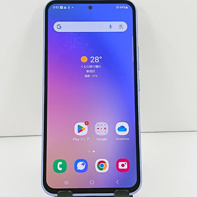 ■機種名 Galaxy A54 5G SCG21 au オーサムバイオレット ■商品仕様 IMEI：358866810119323 OSバージョン：13 バッテリー最大容量：良好(80％以上) SIMカードサイズ：nano-SIM/eSIM SIMロック解除：〇 ネットワーク利用制限:〇 ■状態(外装) ランク：B【美品】 （目立ちにくいキズや打痕、軽い塗装剥げがあり、画面側にも多少のキズがみられる場合がある端末になります。） ※写真では写しきれない部分もございますのでご了承ください。 ■状態(動作・不具合) 内カメラにピンクの変色と中央付近に薄い白い線が映ります。 ■付属品：本体のみ 本体のみです。※充電器などの付属品はありません。 〇ご購入前に必ず確認をお願いいたします〇 ※新品・未使用品以外は中古品のため、多少の汚れ・細かい傷がございます。 神経質な方はご慎重にお考えください。 写真ではなるべく分かりやすいよう傷や汚れをお伝えしますが、一部どうしても映らない傷・汚れがある場合がございます。 ※複数サイトを運営しており共有在庫のため、ご注文のタイミングによっては商品をご用意できない場合がございます。 商品のご用意が出来なかった場合には、代替品の提案もしくはご注文のキャンセルをさせて頂きます。 予めご了承くださいませ。 ＜配送＞ クリックポスト・ネコポス・レターパックプラス・佐川急便(宅配便)・クロネコヤマト(宅急便)いずれかの配送となり、お客様からのご指定は出来かねます。 商品はエアパッキンで製品を包み、段ボール梱包になります。 ＝＝＝＝＝＝＝＝＝＝＝＝＝＝＝＝＝ ＜配送日について＞ ご入金確認後、1〜3営業日以内に発送いたします。 営業日につきましては営業カレンダーもしくはショップ情報をご確認ください。 ＝＝＝＝＝＝＝＝＝＝＝＝＝＝＝＝＝ ＜支払期限＞ ご購入後【3日以内】にご連絡またはお支払いがない場合は、キャンセルとさせていただきます。 ＜初期不良における保証＞ 【商品到着後10日以内】にご連絡いただいたもの且つ自然故障のみ返品・交換が可能です。 商品到着後10日以上経過した商品の返品・交換はお受けできかねますので、到着後はお早めに状態確認および動作確認をお願いいたします。 ※当方へ返送後のご返金・交換になります。 ※こちらで同様の症状が確認できない場合は、着払いにて再度発送させて頂きますので予めご了承くださいませ。 ＜返品・返金対応＞ ご購入者様都合での返品・返金は出来かねます。 当方の記載に不備があった場合は除きます ※間違い注文が増えています。返品は出来かねますので、予めご了承くださいませ。 上記をご理解・ご了承の上、購入をお願いいたします。