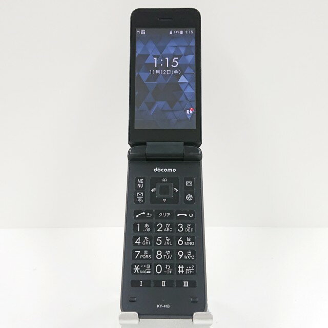 DIGNO ケータイ ベーシック KY-41B ドコモ ブラック 送料無料 本体 c17028 【中古】