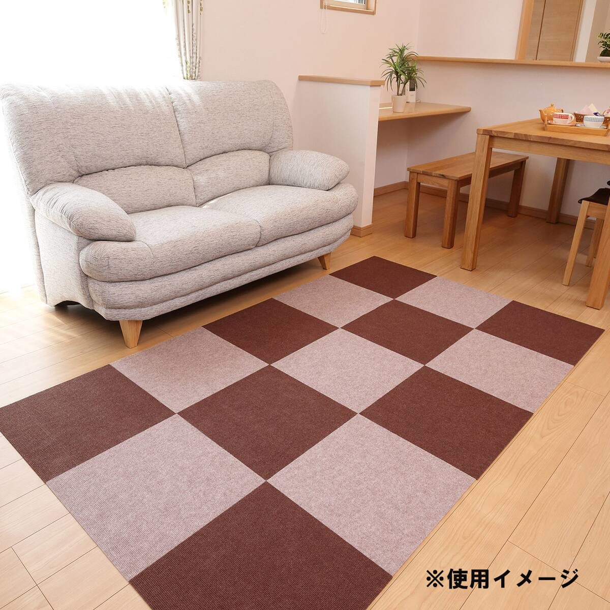 �勵�ʥٹ��� ����Ԥ��ޥåȥ롼�� 45��45cm ����ޥå� �ڥåȥޥå� �١����� 4���� KPL-4506