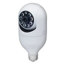 カシムラ スマートカメラ 電球型 LED 首振 KJ-196(3)