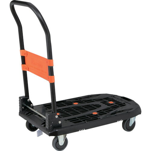 乐天商城 - トラスコ 樹脂台車 カルティオ ブラック 樹脂ストッパー付 MPK-780-BK-JS