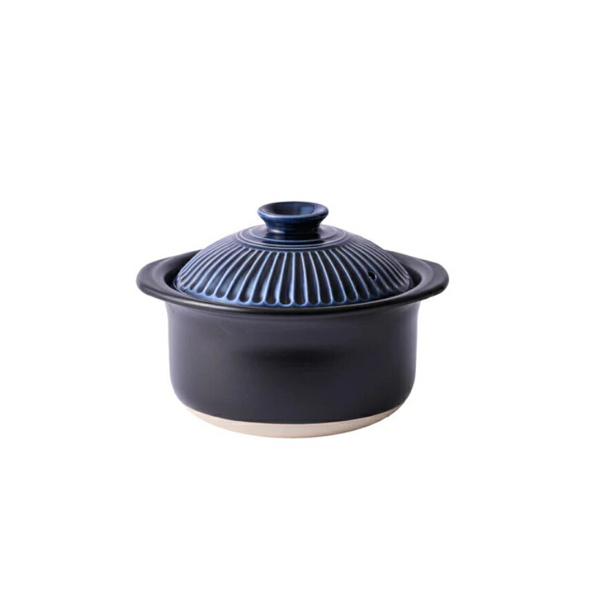 銀峯 菊花 ごはん鍋 2合炊き 瑠璃 土鍋のサムネイル