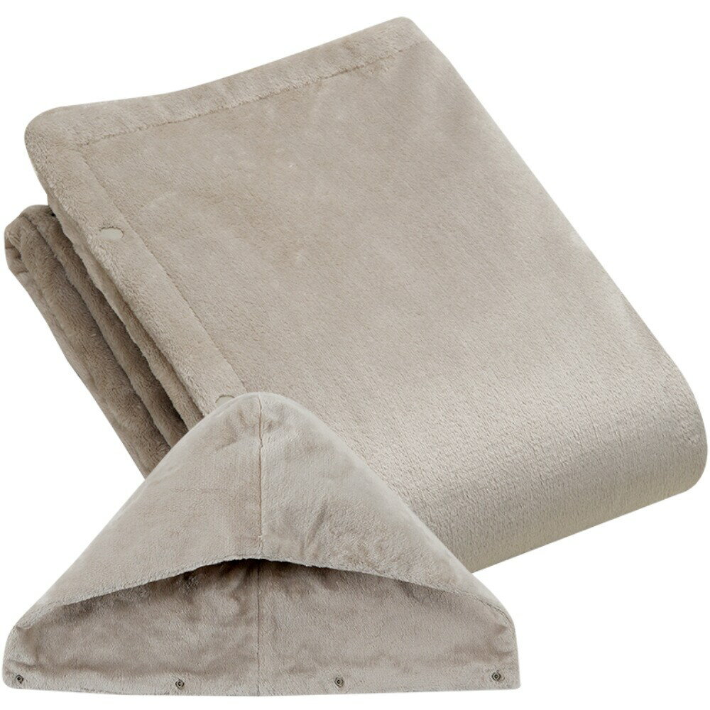 広電 電気ひざかけ毛布 ホットローブタイプ フード付き 140×80 CWH141G-HJ