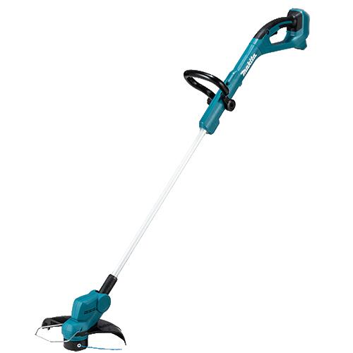 仕様 電源:直流18V 草刈刃:φ260mm 回転数:7,800min-1(回/分) 製品サイズ:長さ1,248~1,436×幅265×高さ358mm 重量:2.4kg(※バッテリ含) 標準付属品:肩掛けバンド、保護メガネ、アクセサリバッグ、予備ナイロンコード(15m) 本体のみ 商品説明 ナイロンコードで庭木や縁石まわりの草刈りも安心。 φ1.65mm花形ナイロンコード採用。 作業者の身長に合わせて最大188mm伸縮。 ヘッド部角度5段階調整。 先端部が180゜回転。 タップ式コード送り出し＆カット。 ※注意:本品の使用には専用バッテリーとバッテリー充電器が必要です。別途お買い求めください。 ※品質向上のため予告なく仕様を変更する場合がございます。パッケージのリニューアル等につき、商品画像が異なる場合がございます。商品画像の色合いは、画像処理上、若干異なる場合がございます。