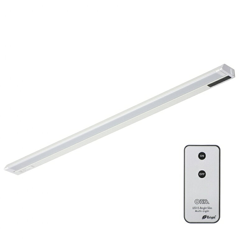 乐天商城 - オーム電機 LEDイーブライトスリム多目的灯 リモコンタイプ 昼光色 LT-NLES14D-HR