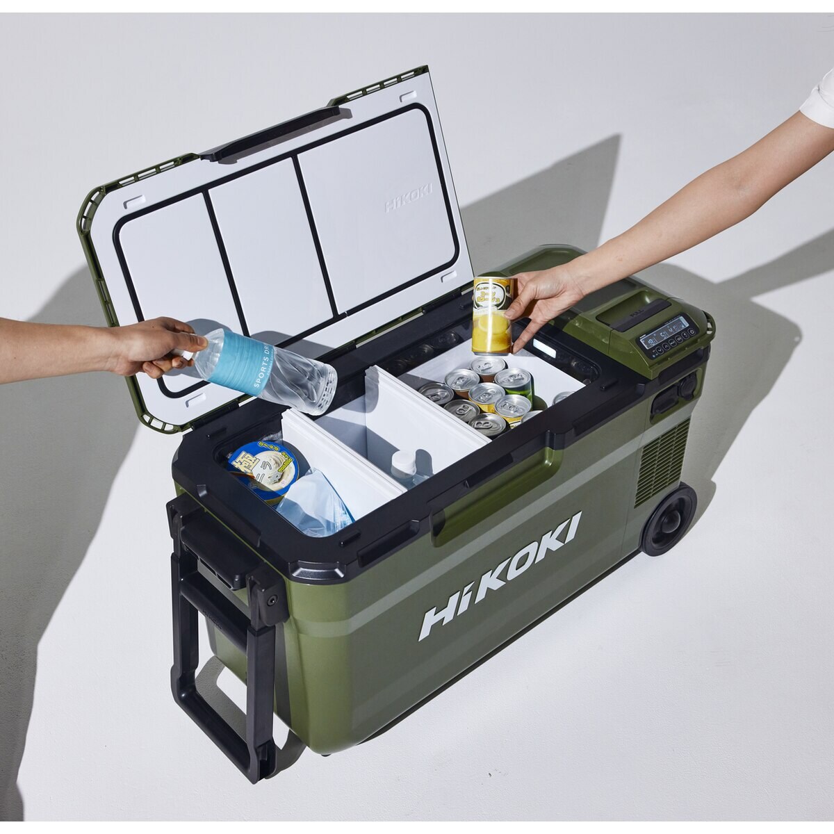 【蓄電池2個付き】ハイコーキ HiKOKI 18V コードレス冷温庫 36L サンドベージュ UL...
