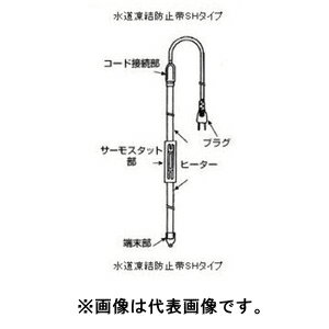 日本電熱 水道凍結防止帯 IFTヒーター 10m 金属管用（給湯・給水管兼用） 100V-125...