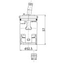 【在庫限り】THY582N TOTO 水栓金具補修パーツ カートリッジ バルブ部 3