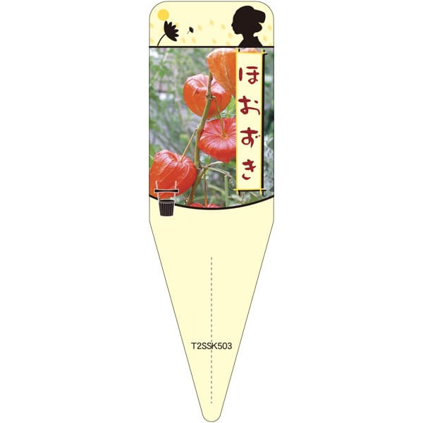 乐天商城 - 園芸用ラベル【 ホオズキ S(100枚)】115mm×34mm フラワーラベル 園芸用品 ガーデニング用品 耐水性 耐久性 花 木 品種名表示ラベル 園芸ラベル 植物ラベル ラベル プレート 園芸 品種 植物 鬼灯 ほおずき 法月 鬼燈 酸漿 苗 苗木 栽培 ガーデニング