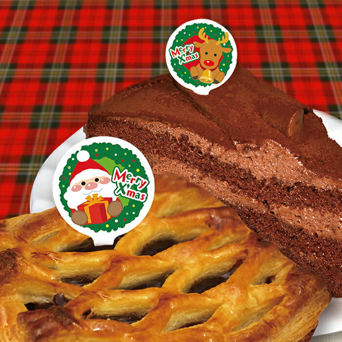 ケーキピック ケーキオーナメント 販促ピック 食品資材 【クリスマス サンタ LX547S（100枚入）】
