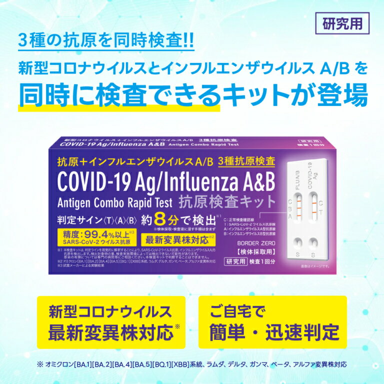 新型コロナウイルス＋インフルエンザウイルスA/B抗原検査キットこの夏当店イチオシ商品