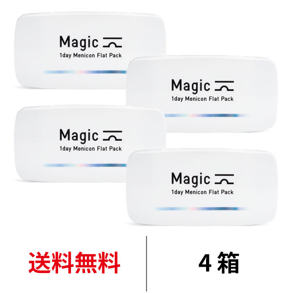 送料無料★[4箱]ワンデーメニコンマジック 1箱30枚入 4箱セット Magic コンタクトレンズ 1日使い捨て ワ..