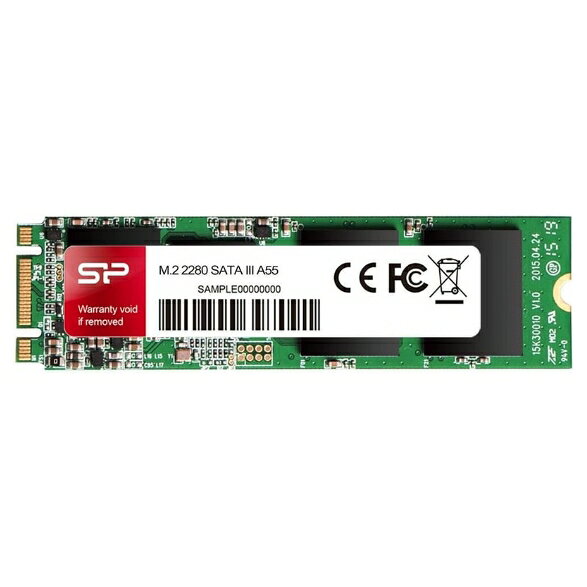 シリコンパワー SSD M.2 2280 3D TLC NAND採用 256GB SATA III 6Gbps 3年保証 A55シリーズ SP256GBSS3A55M28