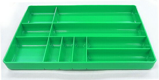 MAC TOOLS マックツールプラスチック パーツトレー緑色W400xD282xH32mmMBPT-GB