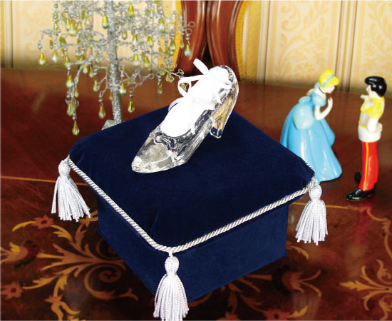 お名前入りガラスの靴 シンデレラ台座セット プロポーズ ギフト シンデレラ 誕生日 プレゼント 結婚式 結婚記念日 記…