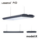 楽天アーチリテイルズ 楽天市場店LEDSTAR モデルX AQ-X45・X60 水槽 LEDライト PSE認証 技適認証済 メーカー正規保証 正規代理店 アクアリウム ライト スマホ操作 水槽ライト パルダリウム 熱帯魚 メダカ ledstar 45～100cm水槽対応 9350lm 吊り下げ式 RGBW+FR