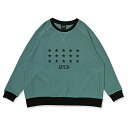 Arch（アーチ）スウェット star crewneck sweat【sage green】バスケ ウェア