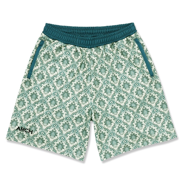 Arch アーチ パンツ バスパン damask shorts【pearl】バスケ ウェア パール