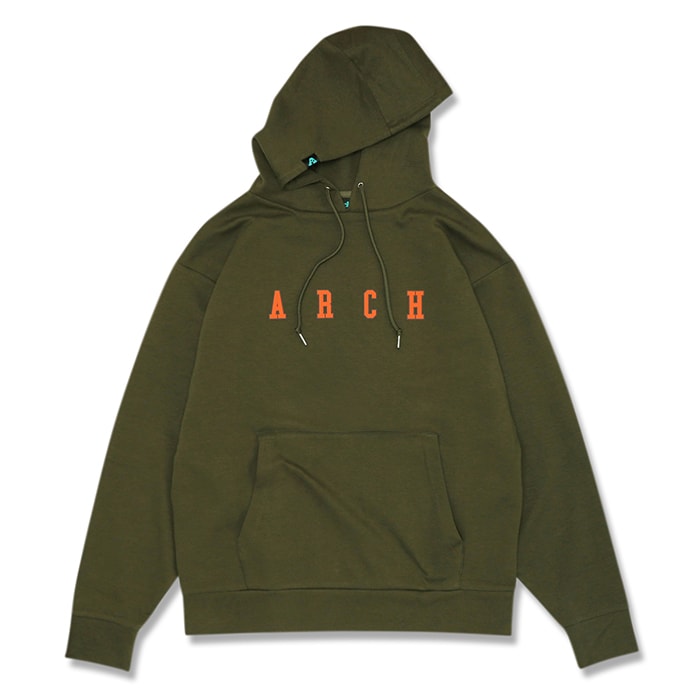 Arch（アーチ）スウェットプルオーバーパーカ home court sweat P/O parka【khaki】バスケ ウェア