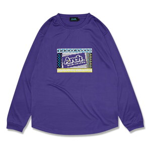 ArchʥT 󥰥꡼ rough designed L/S tee [DRY]purpleۥХ 