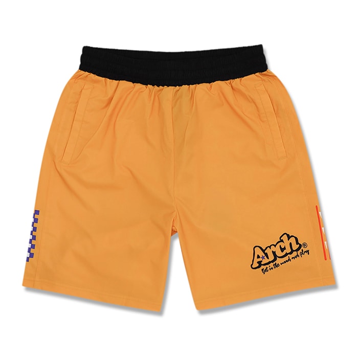 Arch（アーチ）パンツ バスパン rough designed shorts【honey yellow】バスケ ウェア