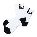 Arch vertical crew socks【white】 アーチ バスケ ソックス