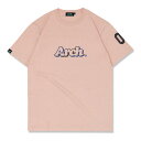 Arch（アーチ）Tシャツ ショートスリーブ dot line basic logo tee【pink】バスケ ウェア