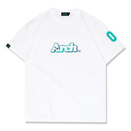 Arch（アーチ）Tシャツ ショートスリーブ dot line basic logo tee【white】バスケ ウェア