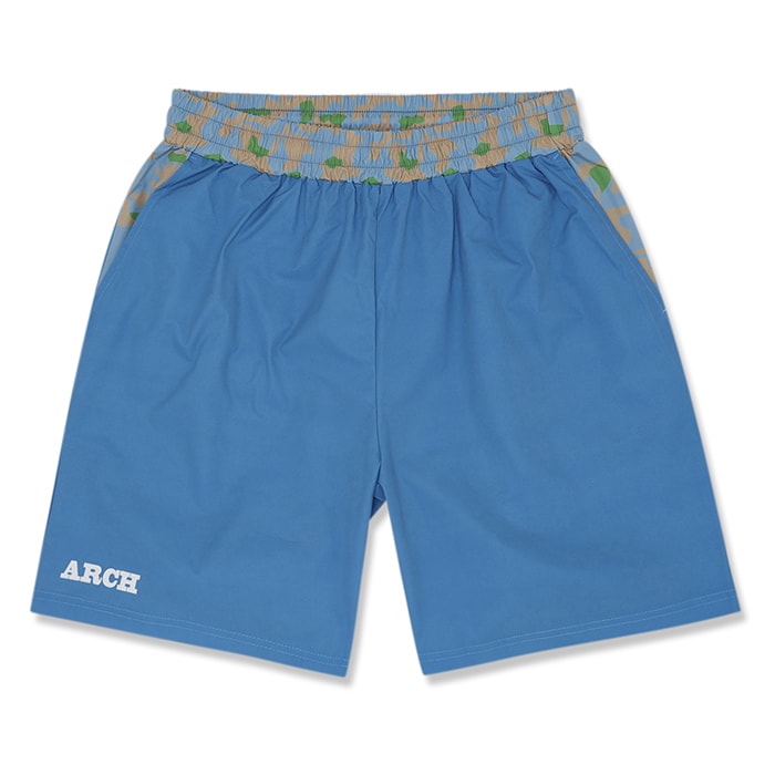 Arch（アーチ）パンツ バスパン geometric shorts【blue】バスケ ウェア