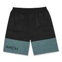 Arch two-tone leopard shorts【black】 アーチ バスケ ショーツ
