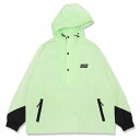 Arch split logo anorak jacket【lime】 アノラックジャケット ユニセックス 混紡 ライム S M L XL XXL