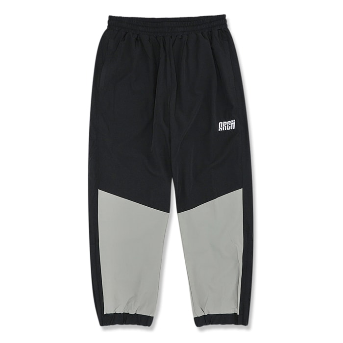 Arch split logo track pants【silver gray】 アーチ バスケ トラックパンツ