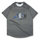 Arch scratched tee [DRY]ydark grayz A[` oXP TVc